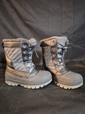 All in Motion Skylar Kids' Insulated Waterproof Winter Boots - Youth 2 - Black