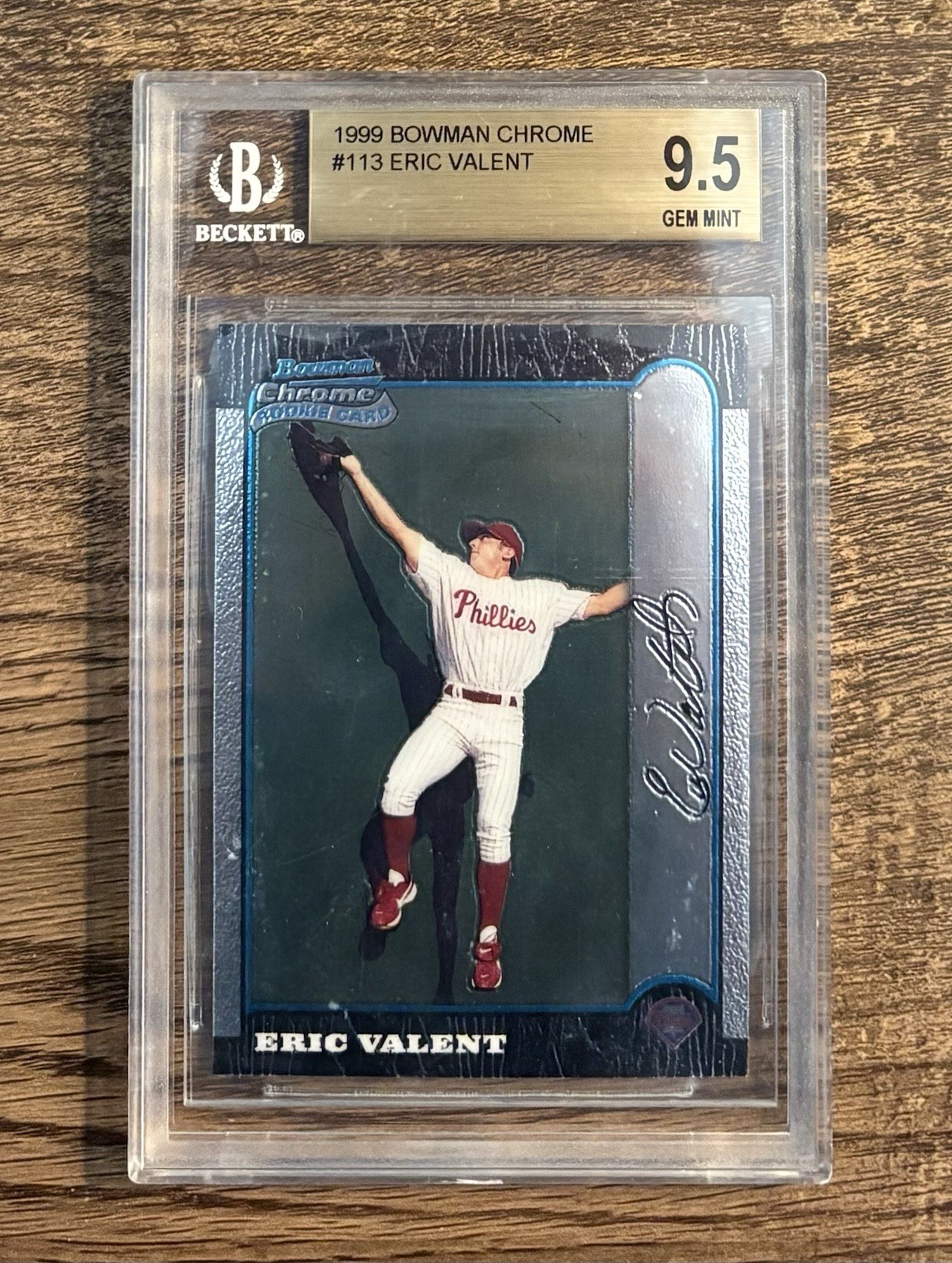 1999 Bowman Chrome Eric Valent RC BGS 9.5 Gem Mint 💎 Rookie