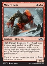 x4 Miner's Bane MTG Magic 2015 C M/NM, English
