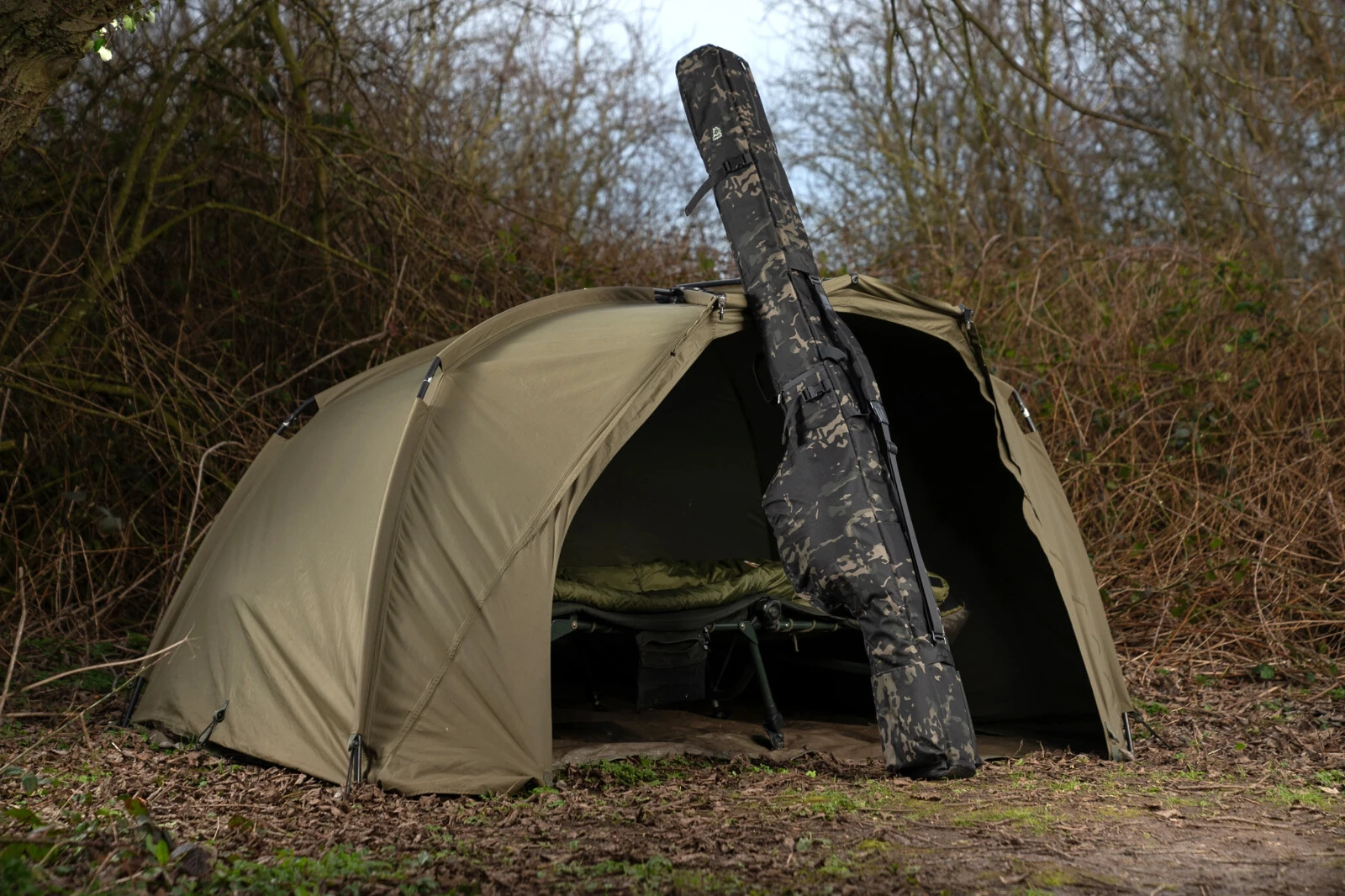 Carplife Eclipse Camo 12Ft 3 Rod  Rod Bag  NEW 2024 - Carp Fishing Camo Luggage