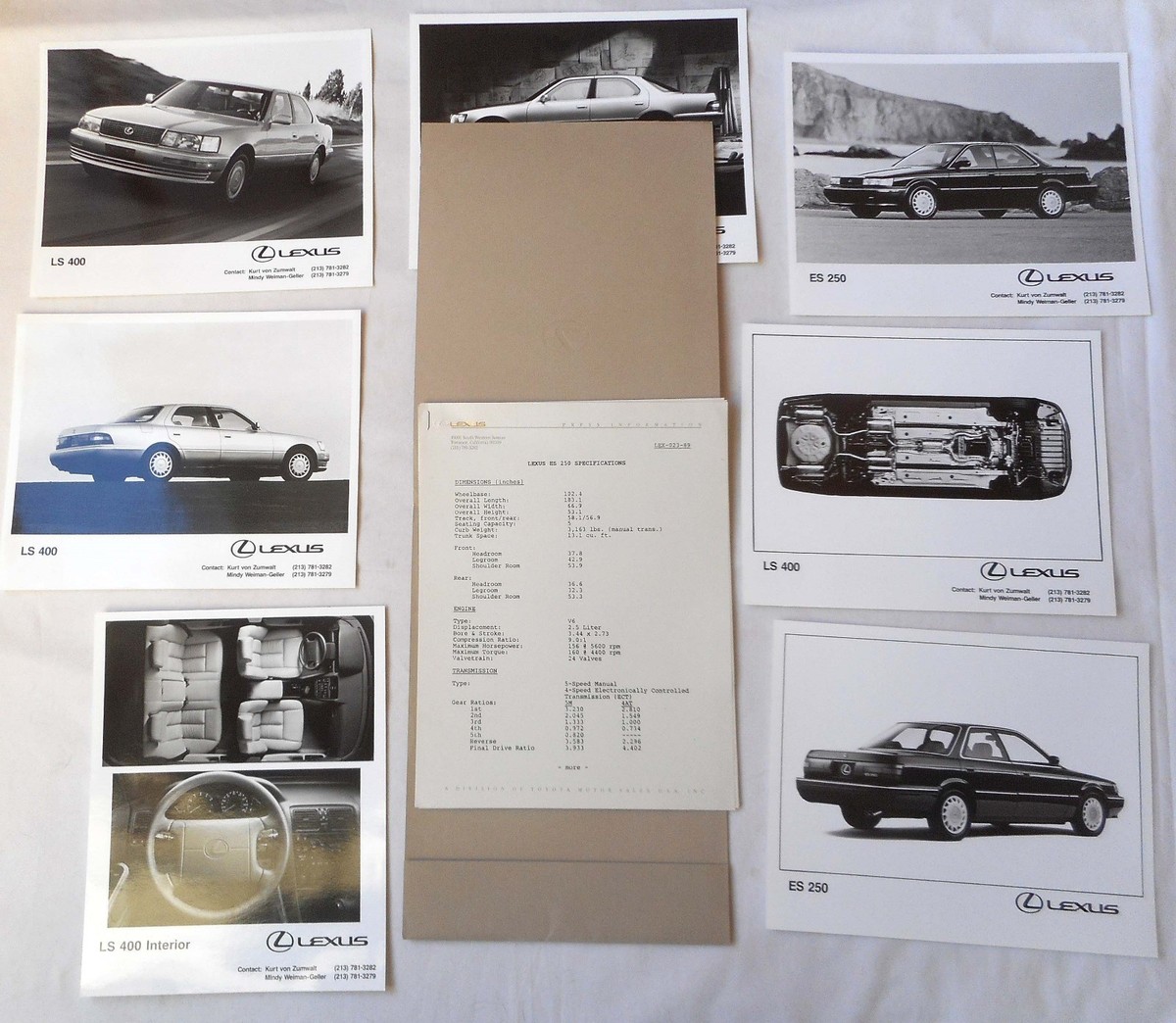 1989 LEXUS DEALER PRESS KIT | eBay