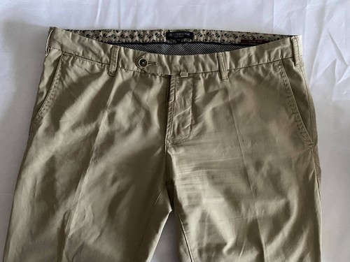 Guterridge dal 1878 slim fit men man chinos / pants beige 52 size authentic - Picture 3 of 7