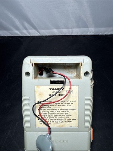 Vintage 1982 Tandy Space Shot Electronic Tabletop Arcade Game Works - Bild 9 von 9