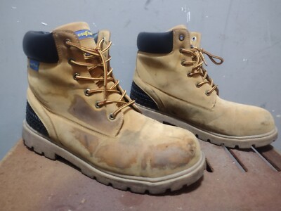 DAMAGED) Good Year Work Boots maverick-ST Wheat Mens 13 | eBay display picture 2