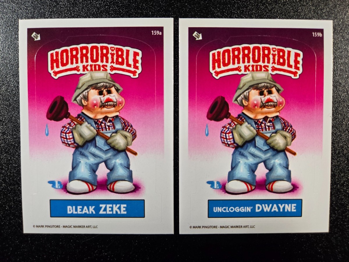 Salute Your Shorts Zeke the Plumber Horrorible Kids Card Garbage