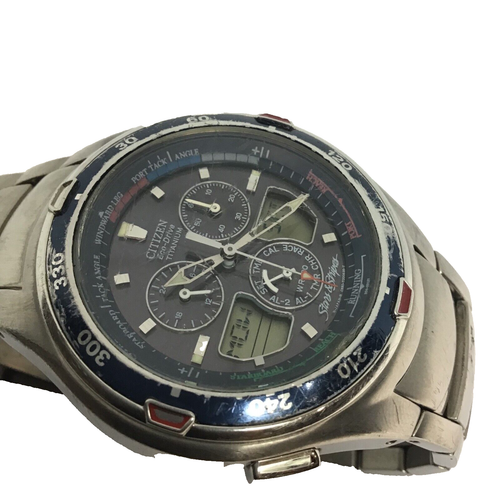 Citizen Eco Drive Titanium Stars &Stripes America's Cup 2003 Watch C660-T000291 - Picture 7 of 14