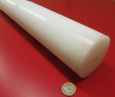 Acetal Delrin POM Round Rod, White 3.00" Dia x 24" Length
