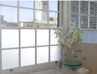 Pro Frost Fensterfolie Opaloptik matt weiß Sichtschutz Glas 51, 76, 100, 152 cm