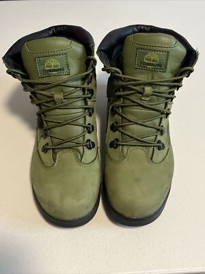 Timberland Boys Field Boots Green Size 7