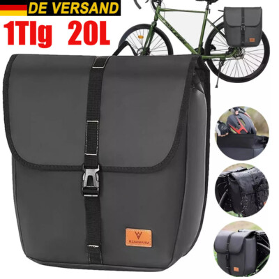 Fahrrad Tasche Gepäckträgertasche 20L Packtaschen Gepäckträger Wasserdicht DE