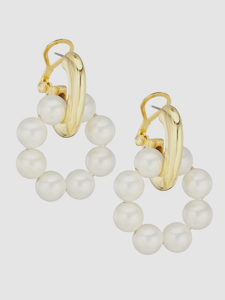 Pearl door 2024 knocker earrings