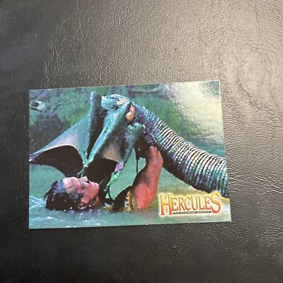 Jb5a Hercules Xena 1996 Topps Legendary Journeys #71 Eel Monster