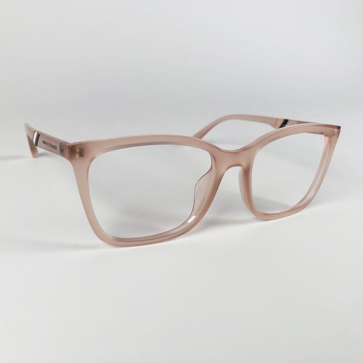ARMANI EXCHANGE eyeglasses FROSTED PINK SQUARE glasses frame MOD