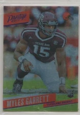 MYLES GARRETT 2017 PANINI PRESTIGE FOIL BLUE RARE ROOKIE RC SSSP BROWNS