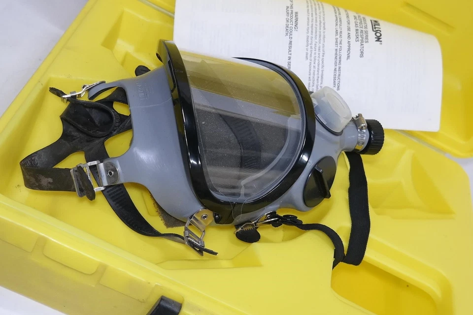 WILSON SAFETY 6700 RESPIRADOR FACIAL COMPLETO 6 TIRAS MÁSCARA FACIAL/GÁS COM ESTOJO - Imagem 2 de 4