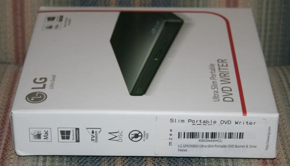 LG Ultra Slim Portable DVD Writer - Image 3 of 3