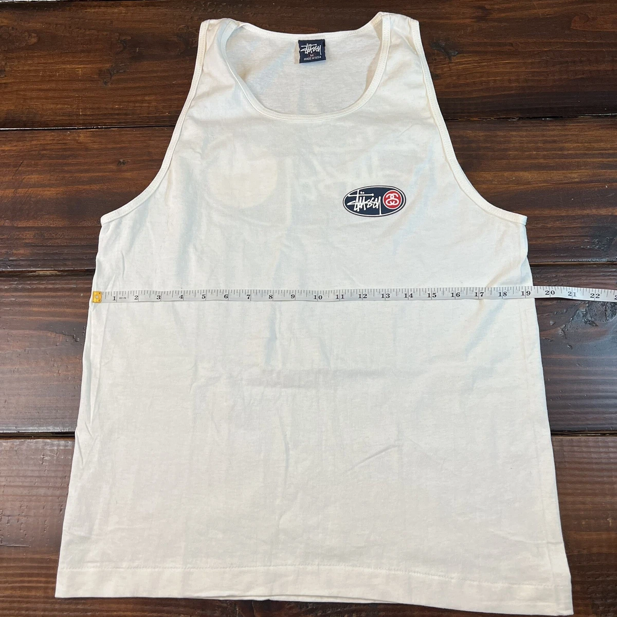 STUSSY Vintage MADE IN THE USA Tank Top Size Medium Street Archive RARE NEW