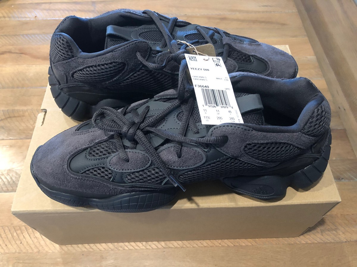 adidas Yeezy 500 Utility  Men’s Black Size 11.5 Adidas Yeezy 500 [Utility Black] — PURE main image 3