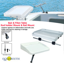 Oceansouth Fishing Bait & Fillet Tables - Rod Holder / Rail Mount