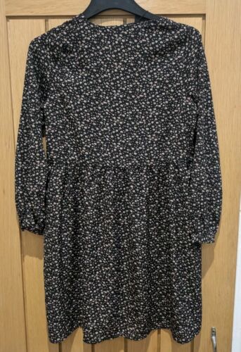 Disturbia Moon Flower V Neck Smock Dress - UK 8 - Picture 3 of 8