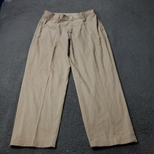 Wrangler Khaki Pants Mens 38x30 Tan Chino Five Star Casual Cotton Slacks
