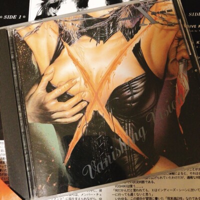 X japan VANISHING VISION CD w/OBI 1988 EXTASY RECORDS EXC-001