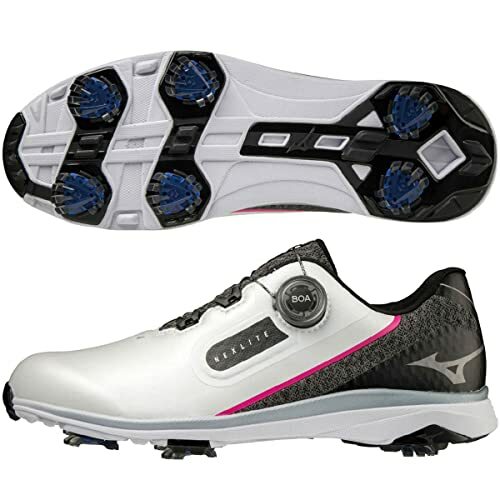 Кроссовки для гольфа MIZUNO NEXLITE SL BOA WIDE 51GM2215 Белый черный US825 см 30790₽
