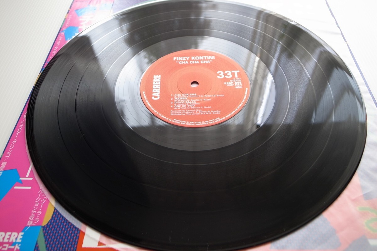 Finzy Kontini ‎– Cha Cha Cha JAPAN 1987 NEAR MINT vinyl LP K25P
