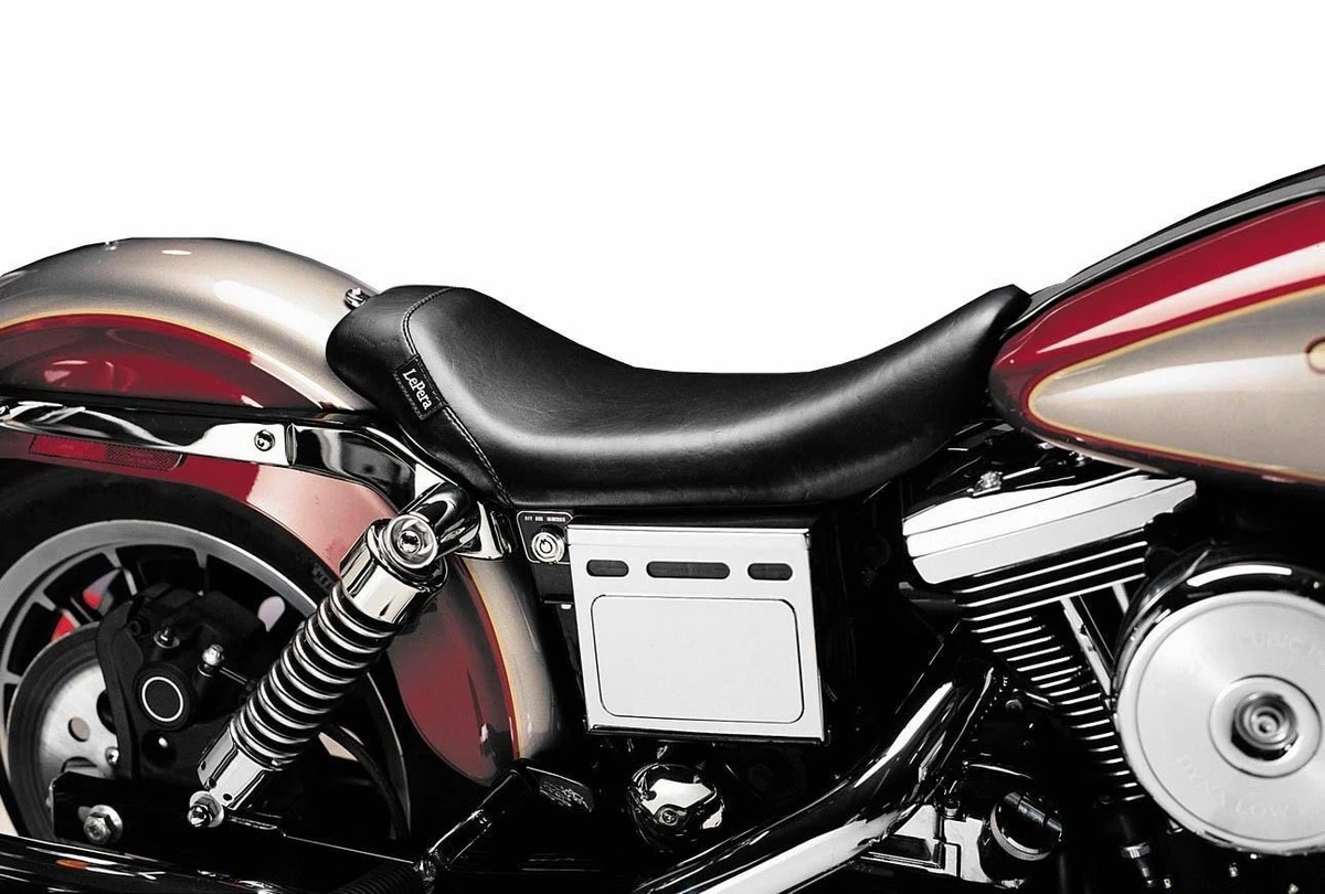 LePera Smooth Bare Bones Barebones Solo Seat 1996 2003 Harley Dyna Wide Glide