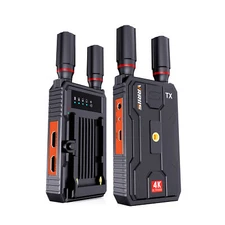 1300ft 4K Wireless Video Transmitter Receiver Dual HDMI Extender Support Battery