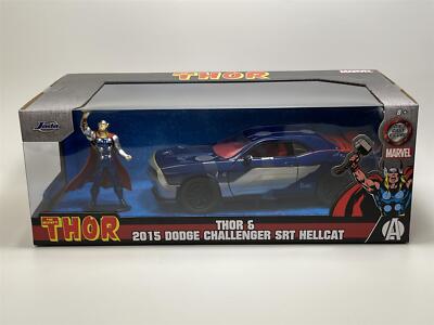 Thor Figur Und 2015 Dodge Challenger SRT Hellcat 1:24 Jada 32186 253225032