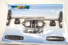 MRA Universal Motorcycle Windscreen Mounting Hardware Kit For 28 or 32mm Bars