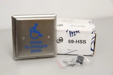 Brand New MS SEDCO 59-HSS Handicap Door Access Switch Push Button 53DG91