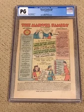 Marvel Family 26 CGC PG (Classic Splash Page!!)- 1948!!  “SHAZAM” meaning!!