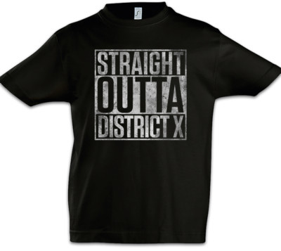 Straight Outta District X Kinder Jungen T-Shirt New X Fun TV Men Elixir Icarus