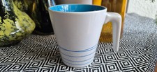 IKEA Hurrig Kaffee Tasse Pot blau-weiß 260ml +++HYGGE+++