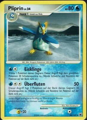 Pokemon Card Trading Card Game Majestic Morning No. 44/100 Pliprin