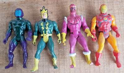 1984 Marvel Comics, Secret War, Mattel, Electro, Baron Zemo, Iron Man, Kang