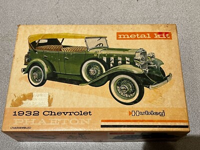 Vintage #4865-400 Hubley 1932 Chevrolet Phaeton Metal Model Kit 1/20 NIOB