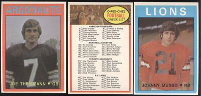 1972 CFL O-PEE-CHEE OPC FOOTBALL - YOU PICK NUMBERS #1 - #132 - NMMT OR BETTER 