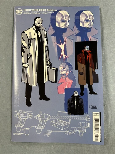 Dc Comics NIGHTWING Annual 2022 Cover B BRUNO REDONDO DESIGN Variant