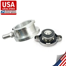 🔥 Aluminum Weld-On Radiator Filler Neck 32mm 1.25" ID With 1.1 Radiator Cap