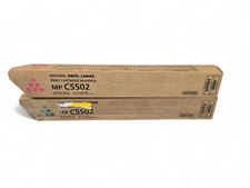 Ricoh C5502 Magenta & Cyan Toner Print Cartridge Savin Lanier Genuine Open Box