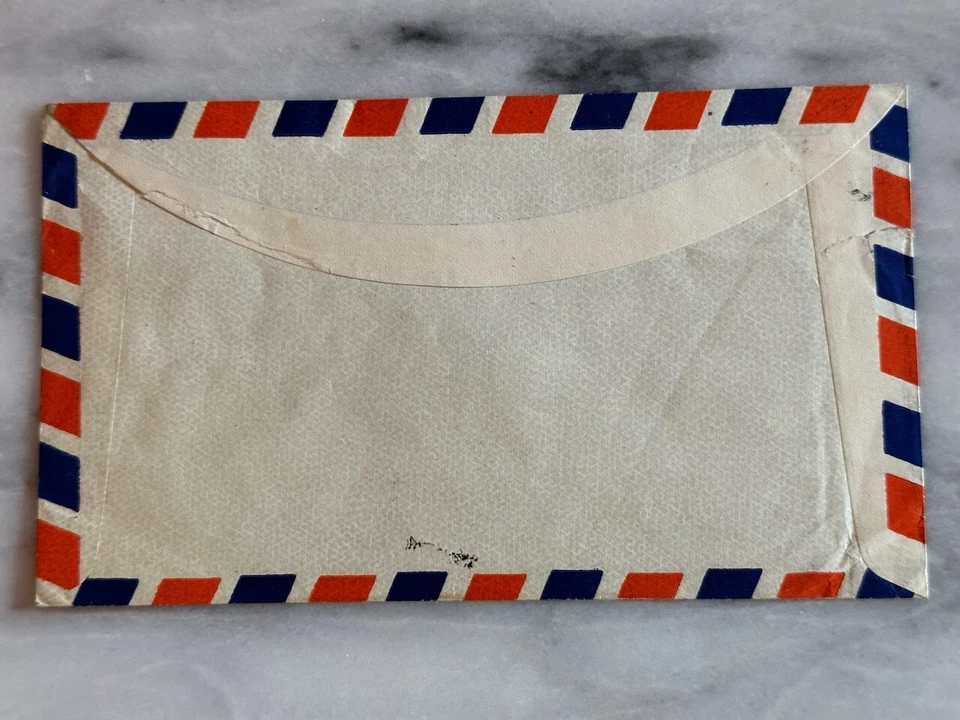 1954 VATICAN CITY CANCEL envelope Rome to Athens NY Citta del Vaticano Stamp - Image 2 of 2