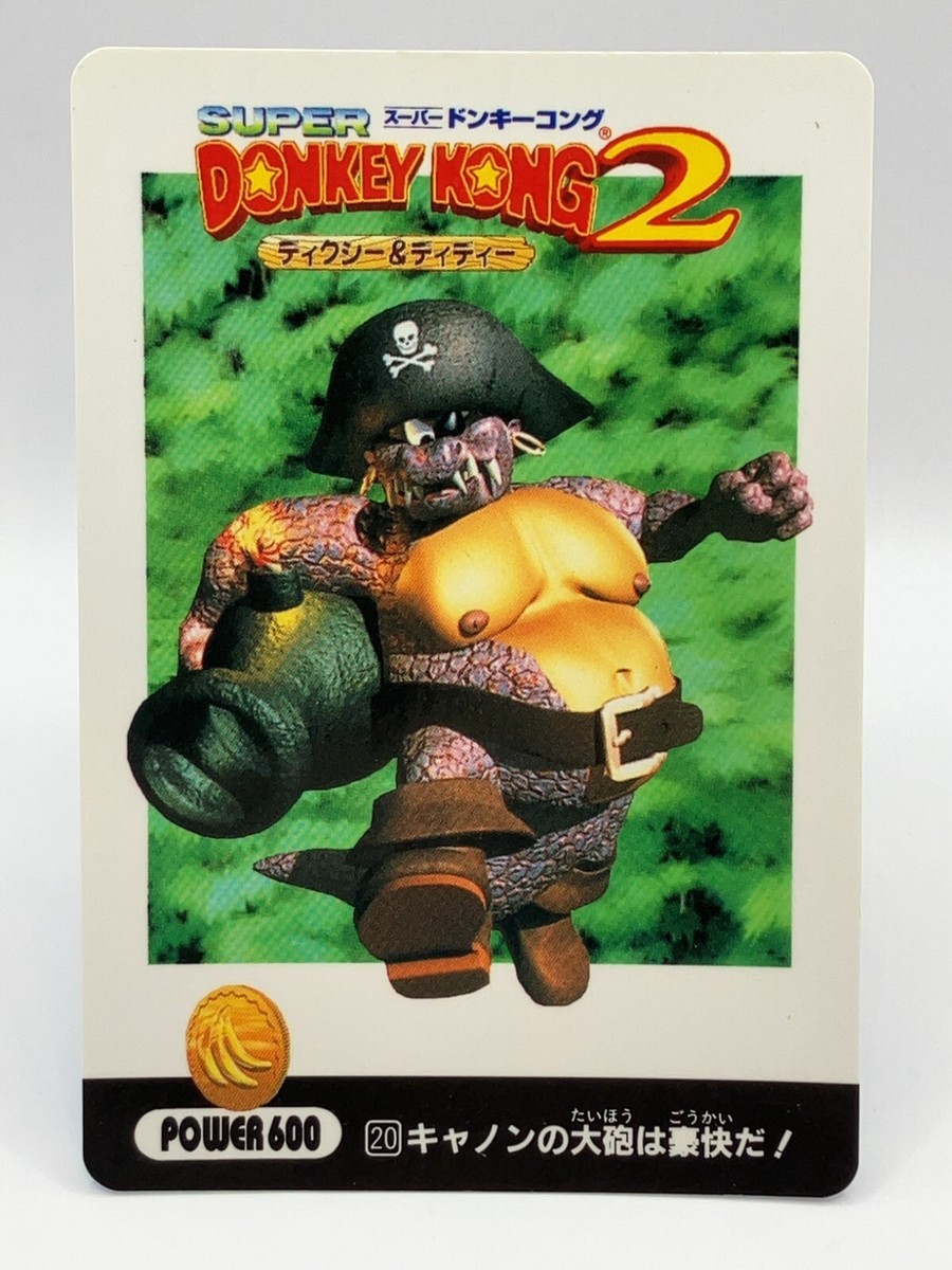 Super Donkey Kong 2 Nintendo TCG Carddass Vintage Card Bandai