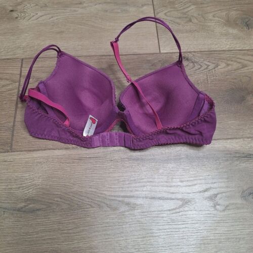 Cosabella Amore Ruffle Push-Up Purple Underwire Bra 36B - Picture 2 of 4