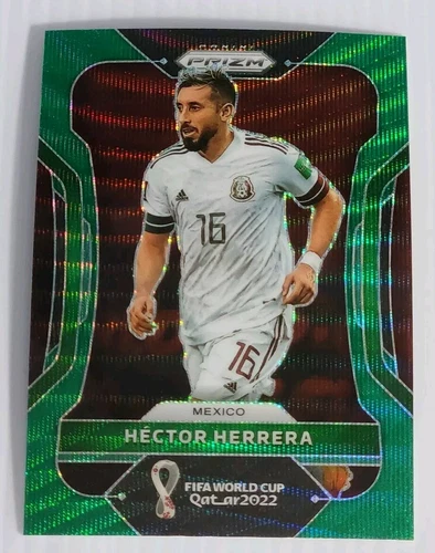 2022 Panini Prizm World Cup Qatar - Green Wave Prizm #147 Hector Herrera