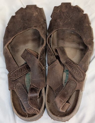 BioNatura Crazy Horse Brown Leather Clog Womens Size 9 / 40 EU - Picture 7 of 12
