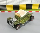 Nice Original Vintage Hot Wheels Redline Hot Heap in olive