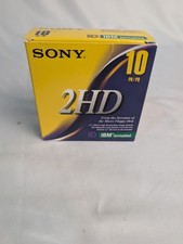 8 Sony 2HD Floppy Diskettes IBM Formatted 1.44 MB 3.5 Inch 8 In Box